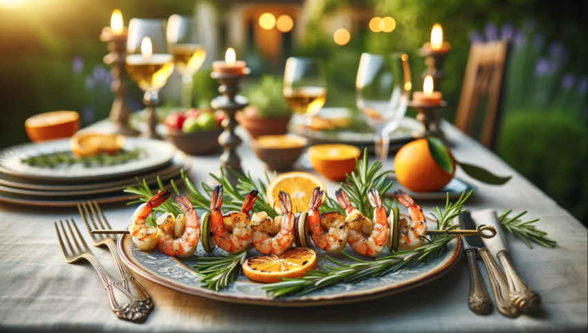 Rosemary Citrus Shrimp Skewers Recipe - The AI Gourmet