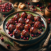 The AI Gourmet Spiced Cranberry Meatballs