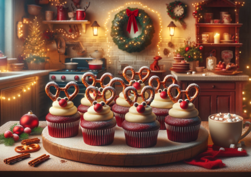 Rudolph's Red Velvet Cupcakes.theaigourmet.ca