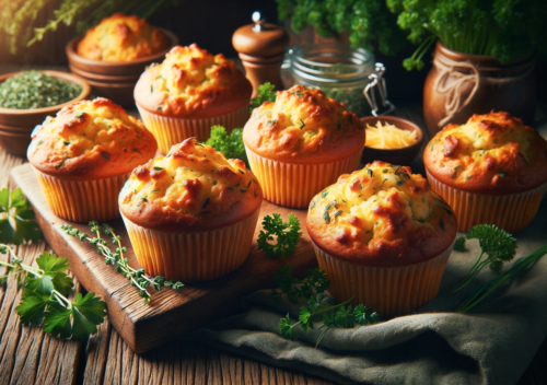 Savoury Herb and Cheese Muffins