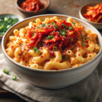 Spicy Kimchi Mac and Cheese