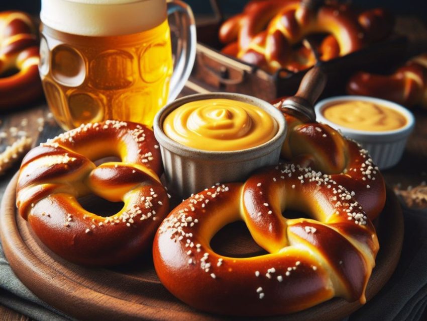 Buttery Soft Pretzels with Warm Beer Cheese Dip