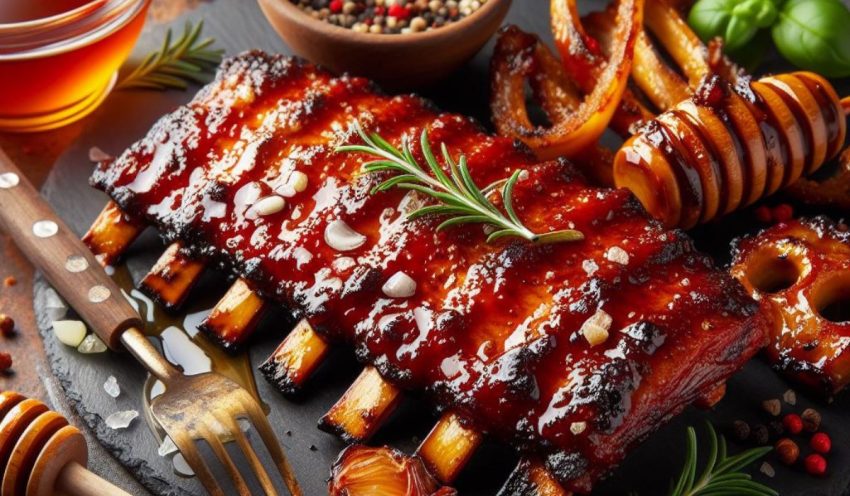 The Ultimate Sweet and Sticky Honey BBQ Ribs